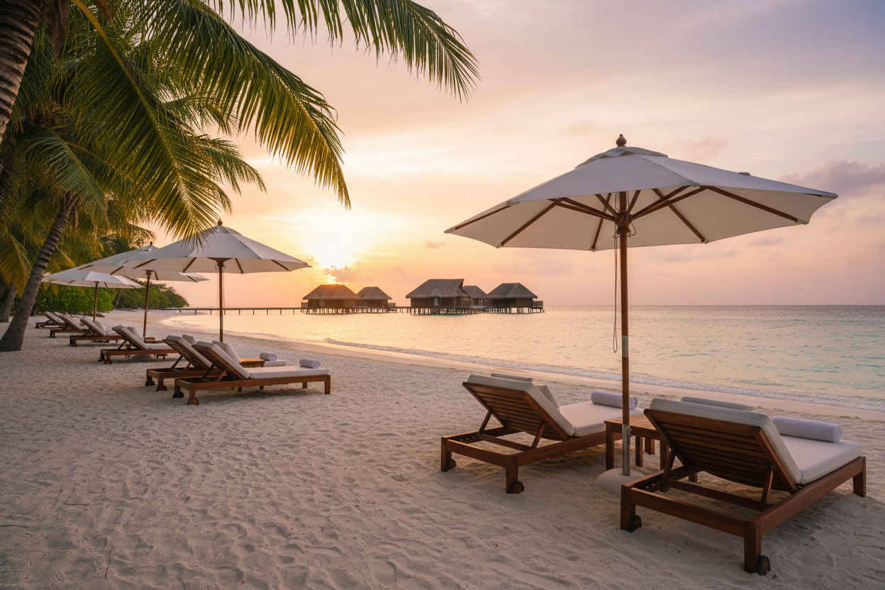 Hero Séjours - Plage tropicale premium