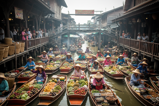 Marché flottant